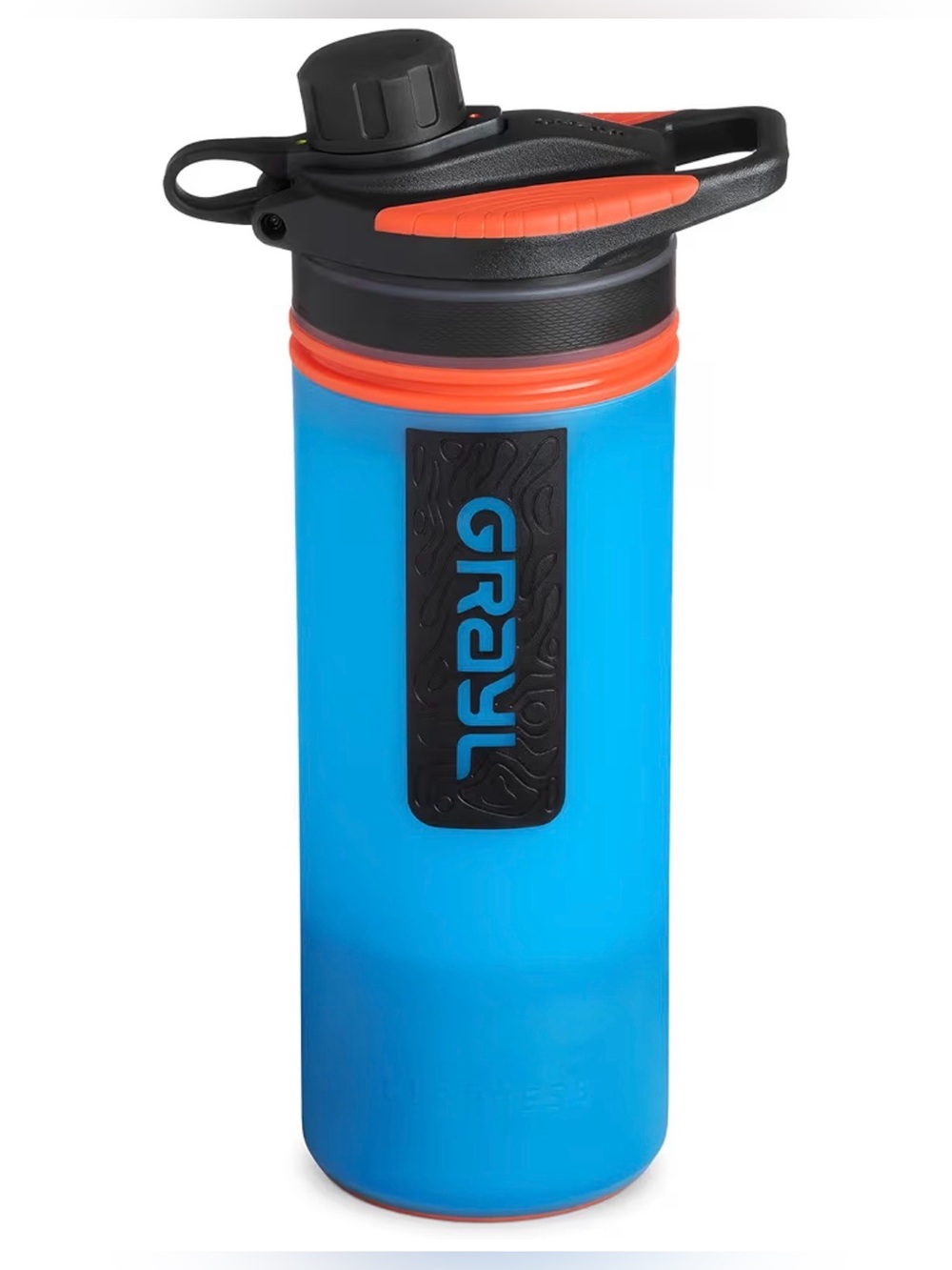Blue Travel Water Bottle with Leak‑Resistant Cap